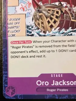 Oro Jackson OP13-078 Common Carrying On His Will One Piece Card Game - Image 4