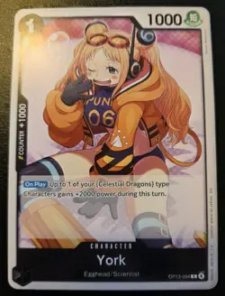 York OP13-094 Common Carrying On His Will One Piece Card Game - Image 1