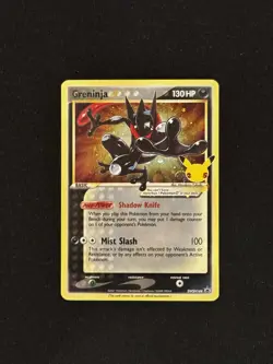 2021 Pokemon Celebrations Greninja Gold Star SWSH144 Promo Card MINT - Image 1