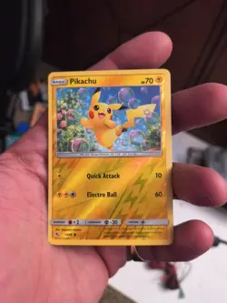 Pikachu 19/68 Hidden Fates 2019 REVERSE HOLO FOIL Pokemon TCG Card - NM - Image 1