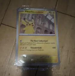 Pokemon TCG Pikachu at the Museum Promo jumbo Card - Image 1