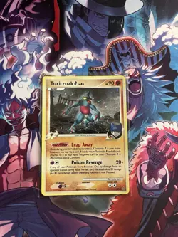 Pokemon Toxicroak G DP41 Diamond and Pearl Promo Holo Card English LP - Image 1