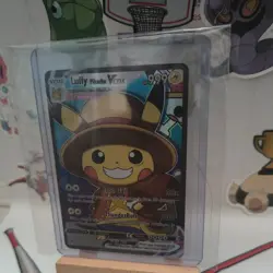 Pikachu Cosplay Luffy One Piece Custom ACG Card Holo Foil Anime 024/05 - Image 3