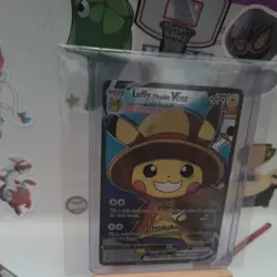 Pikachu Cosplay Luffy One Piece Custom ACG Card Holo Foil Anime 024/05 - Image 4