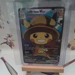 Pikachu Cosplay Luffy One Piece Custom ACG Card Holo Foil Anime 024/05 - Image 5