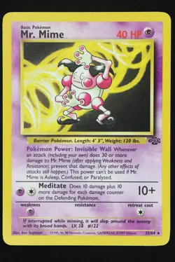 Mr. Mime - 22 - Jungle - Pokemon Card - Lightly Played - Image 1