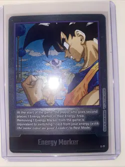 Dragon Ball Super Card Game Energy Marker E-77 Manga Booster 02 - Image 1