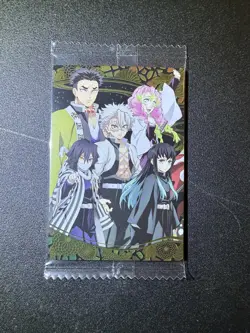 Demon Slayer Kimetsu no Yaiba Wafer Card W7-33 SEC Gyomei, Mitsuri, Muichiro - Image 1