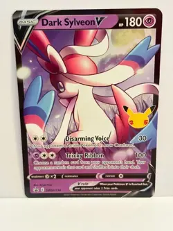 Dark Sylveon V SWSH134 SWSH: Sword & Shield Promo Cards Holo - Image 1
