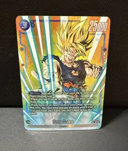 Son Goku SR Alt Art FB05-030 Fusion World Dragon Ball Super Card NM - Image 1