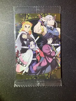 Demon Slayer Kimetsu no Yaiba Wafer Card W7-34 SEC Shinobu, Kyojuro, Giyu - Image 1