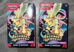 X2 POKEMON Ascended Heroes Booster Bundle NEW FACTORY SEALED (6 Packs Per Box) - Image 1