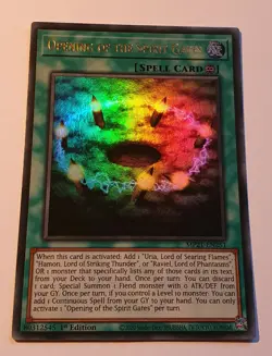Yugioh MP21-EN251 Opening of the Spirit Gates Ultra Rare 1st Edition - Image 1