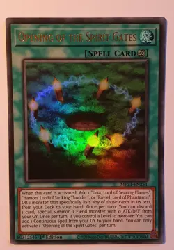 Yugioh MP21-EN251 Opening of the Spirit Gates Ultra Rare 1st Edition - Image 3
