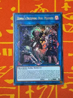 YUGIOH ZENNA'S DECEIVING DOLL MAIDENS ULTRA RARE CORI-EN043 - Image 1