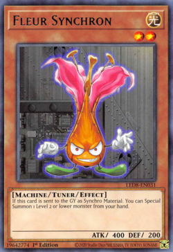 Fleur Synchron LED8-EN031 1st ED Yu-Gi-Oh! - Image 1