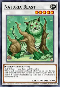 Naturia Beast L26D-ENX32 1st ED NM Yu-Gi-Oh! - Image 1