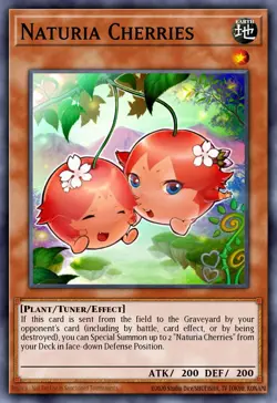 Naturia Cherries HAC1-EN116 1st ED NM Yu-Gi-Oh! Duel Terminal Ultra Rare - Image 1