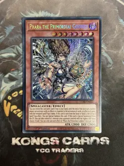 CORI-EN022 Phara the Primordial Goddess Secret Rare 1st Ed YuGiOh - Image 1