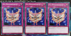 3x XYZ-Wiedergeburt STAX-DE019 COMMON DEUTSCH 1.Auflage PLAYSET NM Yu-Gi-Oh! - Image 1