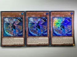 3 x Dracotail Faimena RA05-EN035 Ultra Rare 1st Edition YuGiOh Playset NM - Image 1