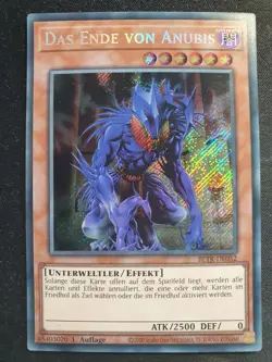 Yu-Gi-Oh! BLTR-DE052 Das Ende von Anubis Secret Rare NM 1st - Image 1