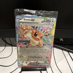 Pokemon Eevee ex Prismatic Evolutions Promo Holo 075/131 English 200 HP Card - Image 1