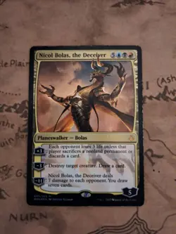 Nicol Bolas, the Deceiver MTG Hour of Devastation Foil Card, Lightly Played - Image 3