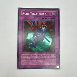 Konami Yu-Gi-Oh! TCG Acid Trap Hole Trap Card English Vintage 1996 - Image 1