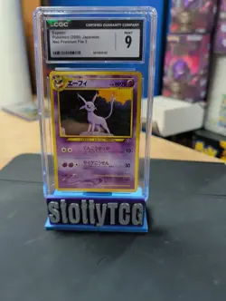 Pokemon TCG Espeon No. 196 Neo Discovery Premium File Non-Holo Card Japanese - Image 1