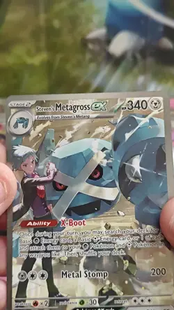 Steven's Metagross EX 289/217 | Ascended Heroes | Pack Fresh | NM - Image 2
