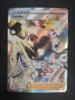 Pokemon TCG Gordie TG24/TG30 Silver Tempest Ultra Rare Full Art NM - Image 1