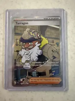 Pokemon Perfect Order Tarragon 116/088 Trainer-Supporter Full Art Holo Card NM - Image 1