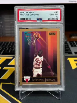 1990 Skybox MICHAEL JORDAN PSA 10 💎 NBA Chicago Bulls - Image 1