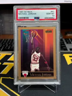 1990 Skybox MICHAEL JORDAN PSA 10 💎 NBA Chicago Bulls - Image 2