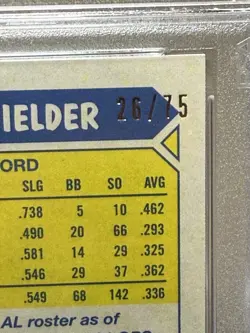 Julio Rodriguez 2022 Ben Baller Topps Chrome 1987 Blue Refractor RC #/75 PSA 10 - Image 3
