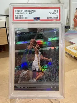 2022 Photogenic 53 STEPHEN STEPH CURRY Silver 💎 /99 PSA 10 WARRIORS POP 4! - Image 1