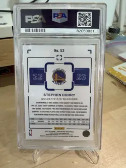 2022 Photogenic 53 STEPHEN STEPH CURRY Silver 💎 /99 PSA 10 WARRIORS POP 4! - Image 2