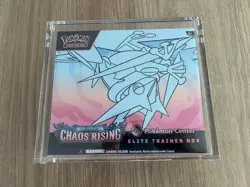 Pokemon TCG Chaos Rising Pokemon Center ETB + Acrylic Case - New & Sealed - Image 1