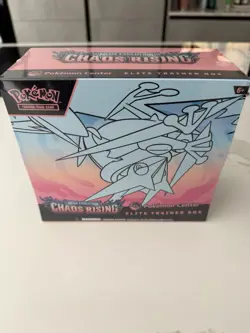 Chaos Rising Pokemon Center Elite Trainer Box ETB [Brand New Sealed] Pokemon TCG - Image 1