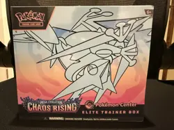 Pokemon TCG Chaos Rising Pokemon Center Elite Trainer Box ETB Sealed Tiny Rip - Image 1