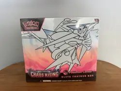 Pokemon TCG Chaos Rising Pokemon Center Elite Trainer Box PKC ETB - New & Sealed - Image 1
