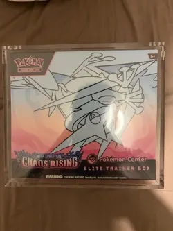 Pokemon TCG: Mega Evolution Chaos Rising Pokemon Center ETB & Acrylic Case - Image 1