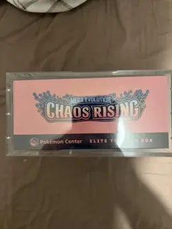 Pokemon TCG: Mega Evolution Chaos Rising Pokemon Center ETB & Acrylic Case - Image 5