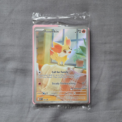 Pokemon TCG Fennekin #80 Chaos Rising Pokemon Center ETB Stamped Promo SEALED - Image 1