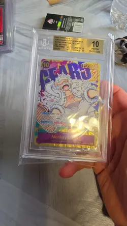 BGS 10 Pristine One Piece Luffy Gear 5 OP05-119 SEC Alt Art - Awakening Era - Image 1