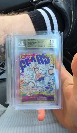 BGS 10 Pristine One Piece Luffy Gear 5 OP05-119 SEC Alt Art - Awakening Era - Image 2