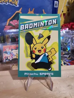 Pokemon Electric Pika Card Database - Pikachu Badminton Costume Art Gallery - Image 1