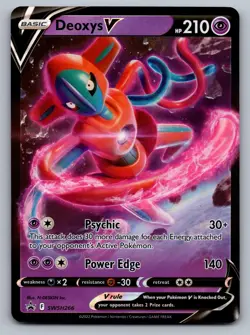 Deoxys V SWSH266 Holo Promo Sword & Shield Promo Pokemon NM - Image 1