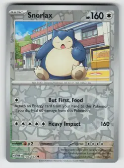 Reverse Holo Snorlax 136/167 SV06: Twilight Masquerade - Image 1